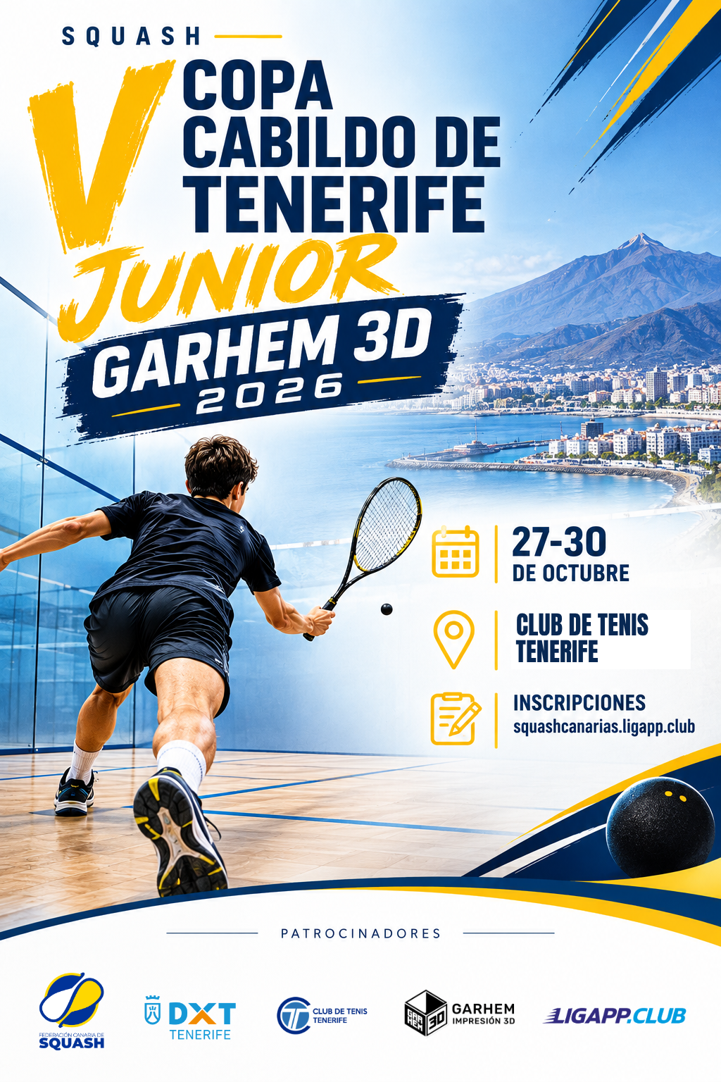 V COPA CABILDO DE TENERIFE JUNIOR GARHEM 3D 2026